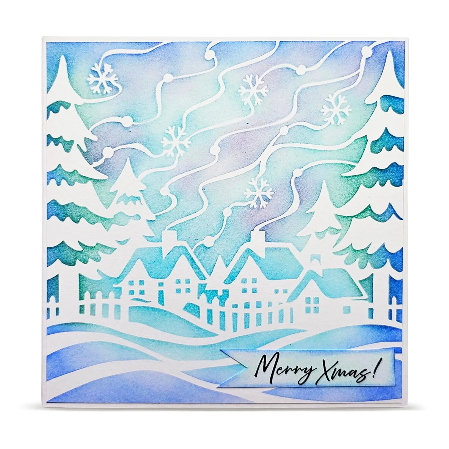 AALL and Create PC-272 Winter Quiet Schablone 15x15 cm