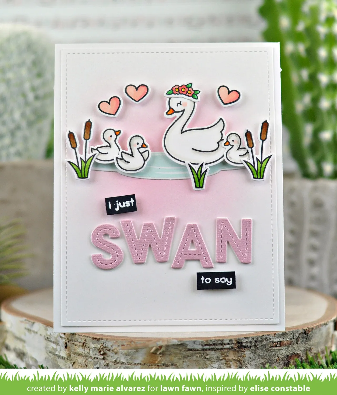 Lawn Fawn Pop-Up Hello Lawn Cuts Stanzen Interaktiv