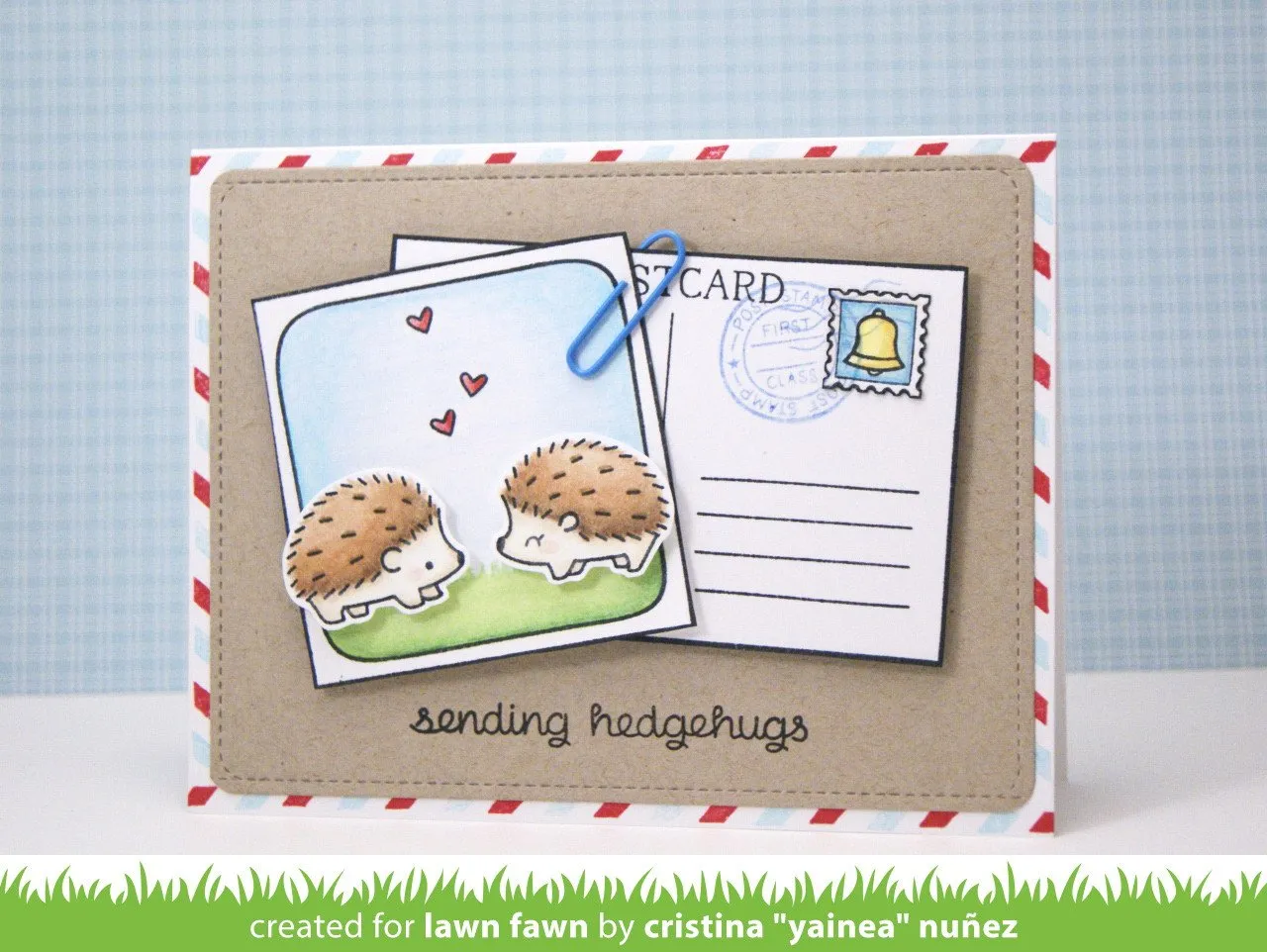Lawn Fawn Hedgehugs LF729 Stempelset Mini Igel