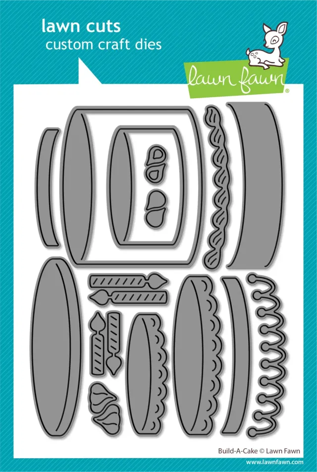 Lawn Fawn Build-a-Cake Lawn Cuts Stanzschablonen 15-teilig