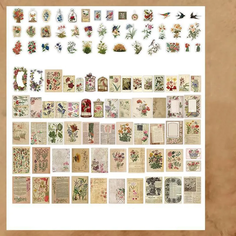 Ieebee Animism Materialset 120 Papier 80 PET Sticker