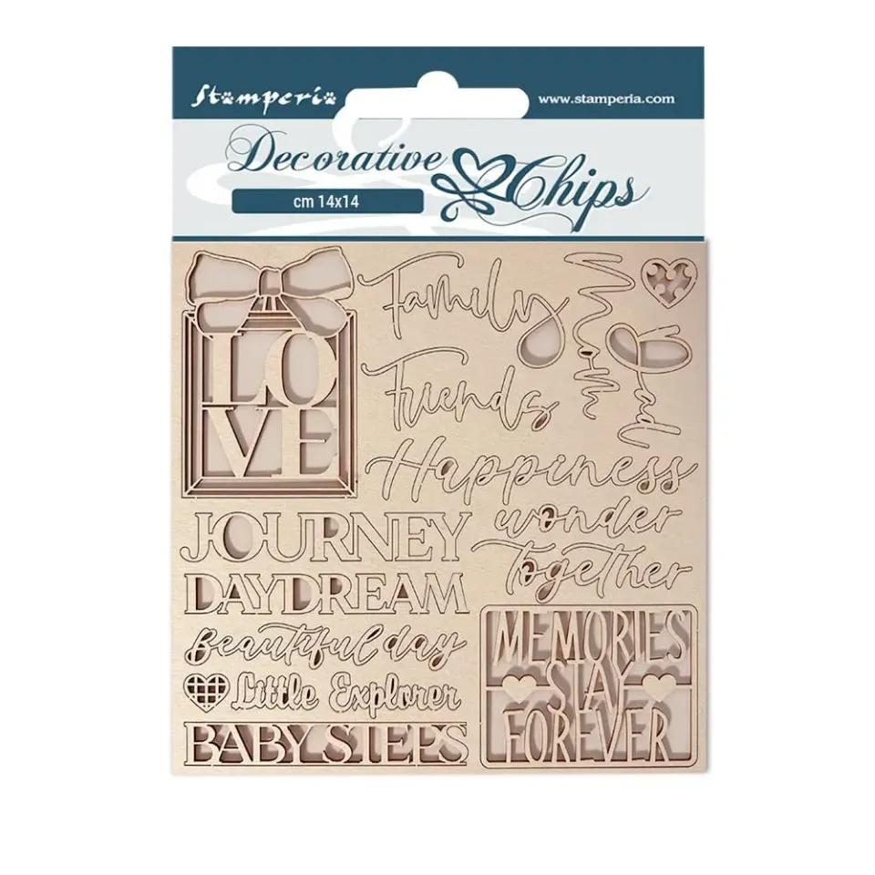Stamperia DayDream Writings Stanzteile 14x14 cm