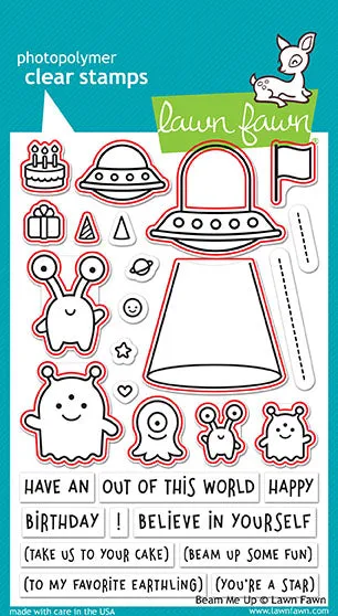 Lawn Fawn Beam Me Up Lawn Cuts Stanzschablonen LF1598