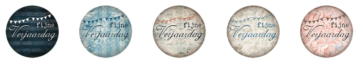 StudioLight Essentials Fijne Verjaardag Sticker Geburtstag