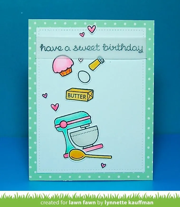 Lawn Fawn Baked with Love Clear Stamps Backen