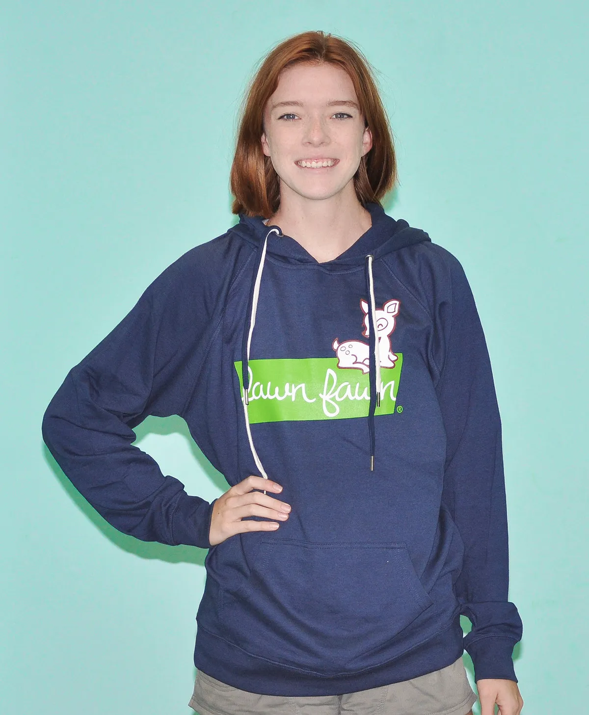 Lawn Fawn Pullover Hoodie Kapuzenpullover Medium Indigo