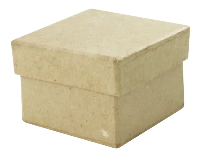 décopatch BT501O Schachtel eckig Pappmaché-Box 4,5 cm