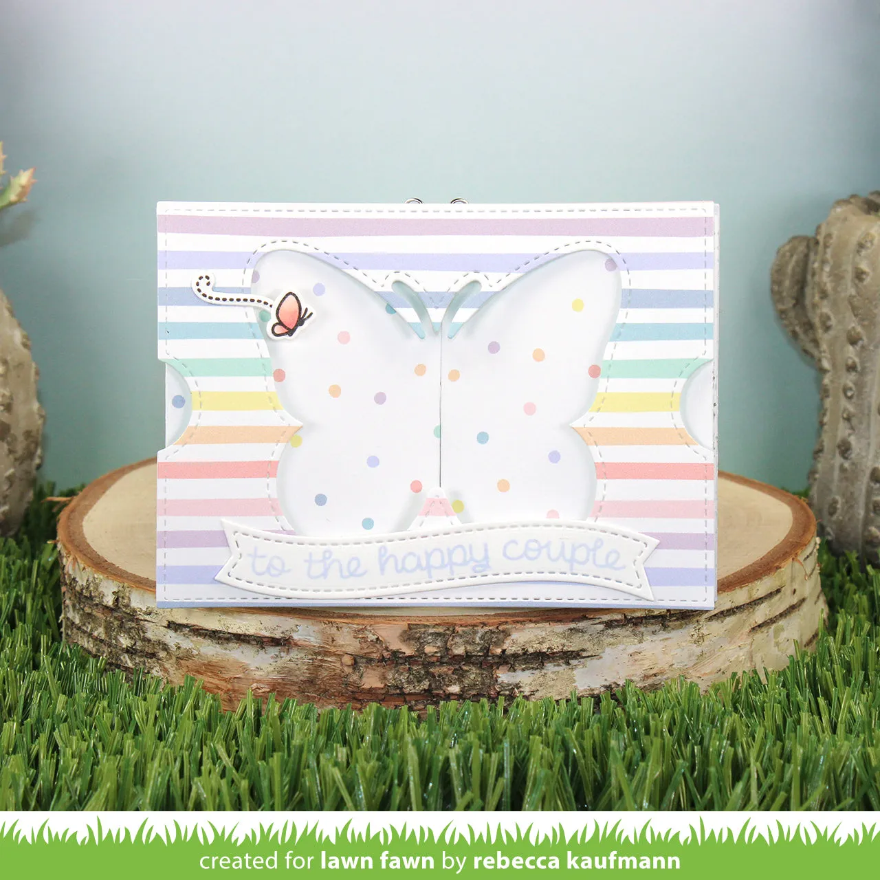 Lawn Fawn Ta-Da Diorama Butterfly Stanzschablonen