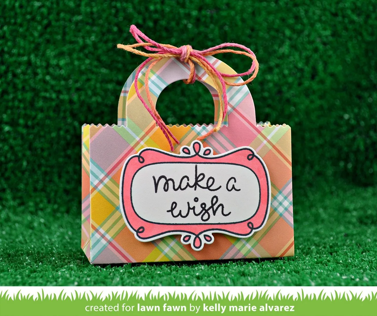 Lawn Fawn Tote Bag Lawn Cuts Stanze Geschenktasche 9cm