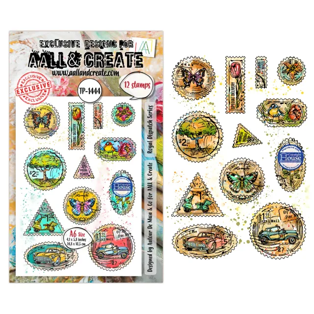 AALL and Create TP-1444 Royal Dispatch Series Stempel A6 vintage