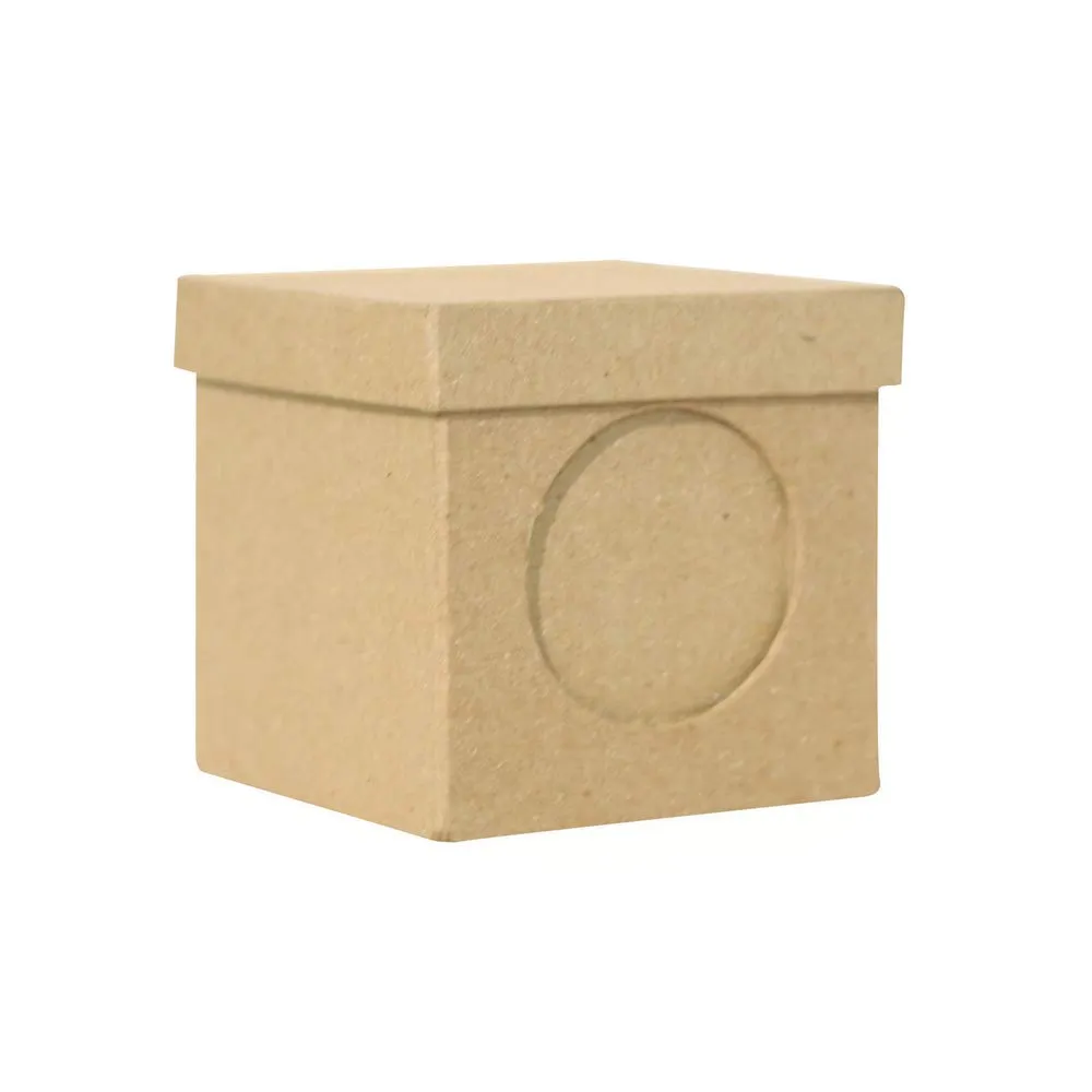 décopatch BT501O Schachtel eckig Pappmaché-Box 4,5 cm