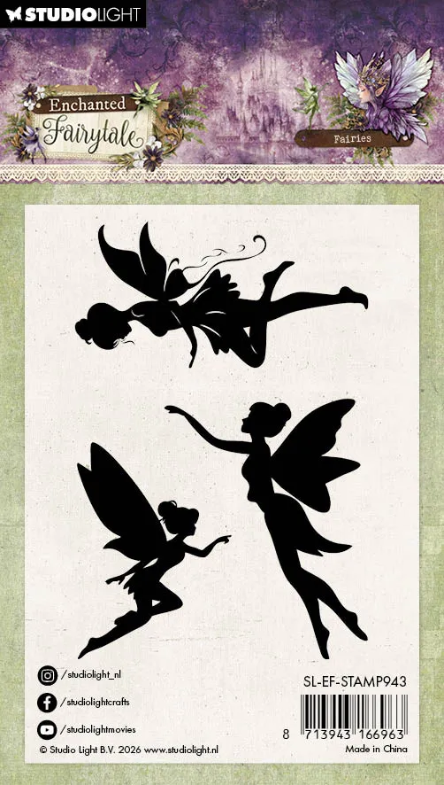 StudioLight Enchanted Fairytale Fairies Clear Stempel Feen