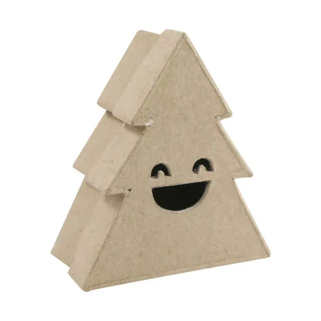 décopatch BT056C Box Tannenbaum S Pappmaché 10cm