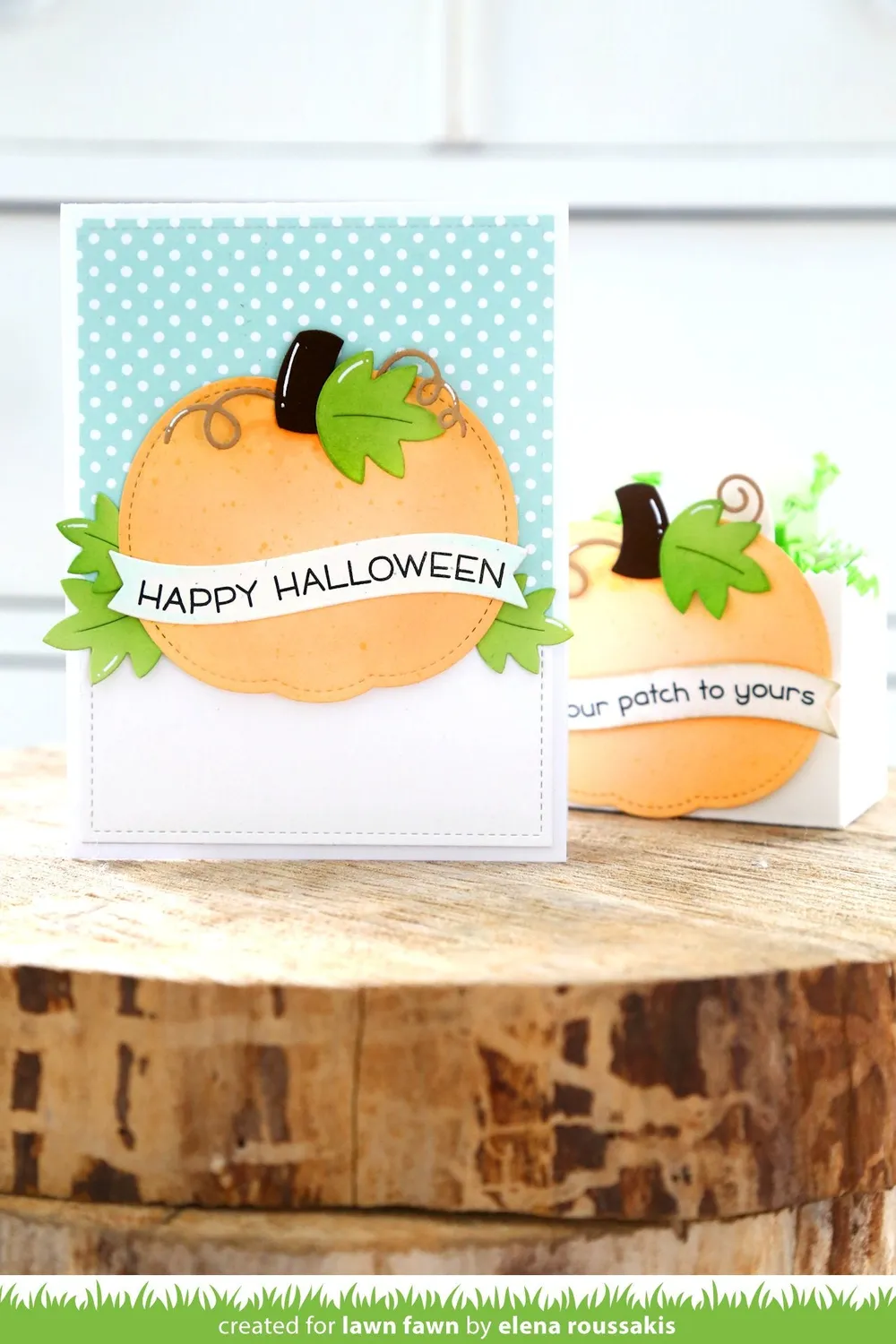 Lawn Fawn Outside In Stitched Pumpkin Stanzschablone