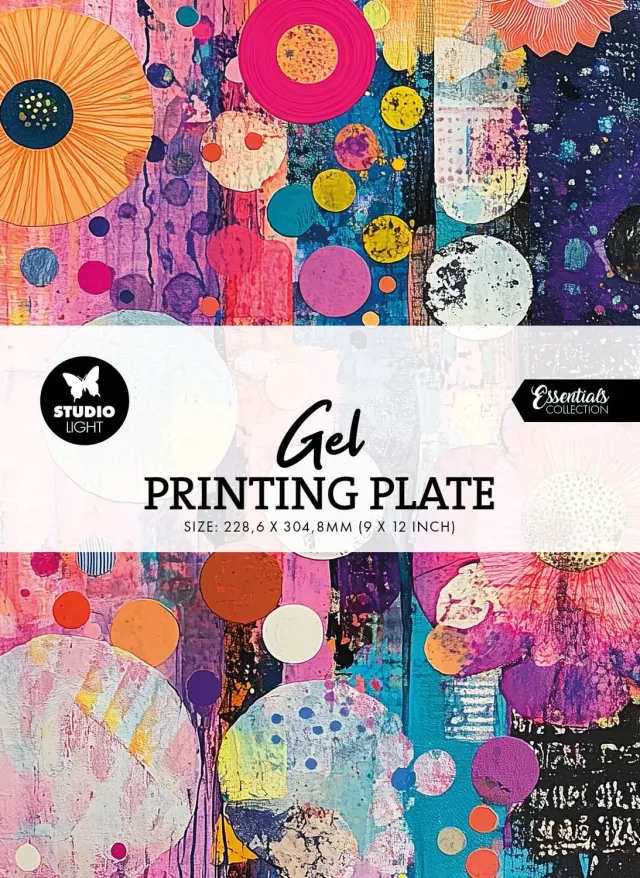StudioLight Essentials Gel Printing Plate Gelplatte 9x12 inch Gelli
