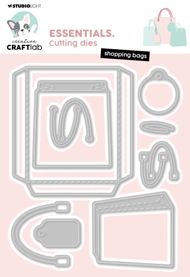 Creative Craftlab Essentials Shopping Bags Stanzschablone Tüten