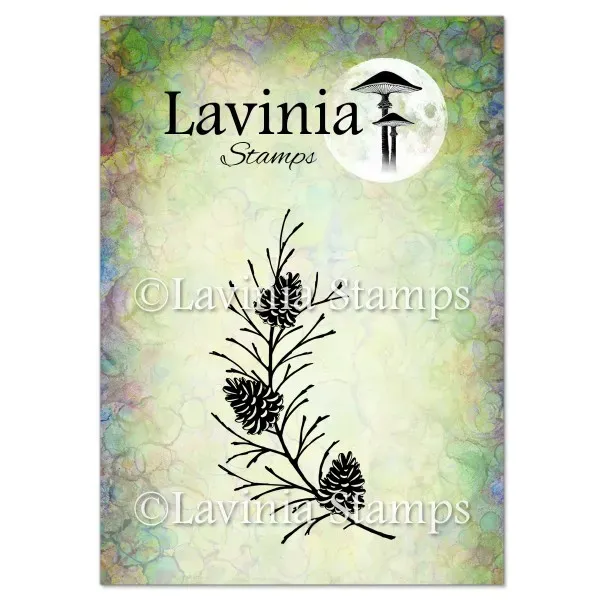 Lavinia-Stamps Fir Cone Branch Stempel Tannenzapfen