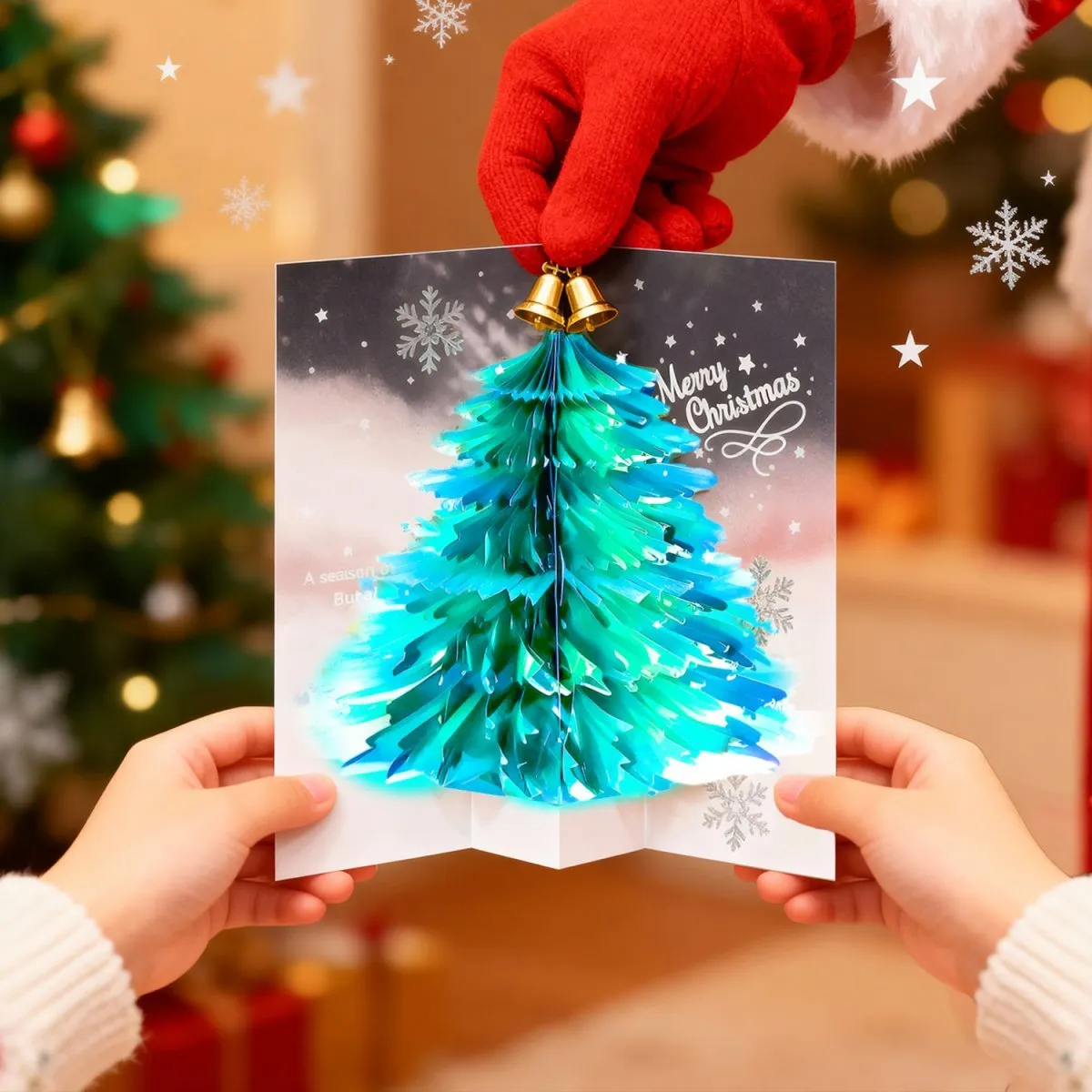 Ieebee 3D Christmas Tree Grußkarte Tannenbaum 1 Stück