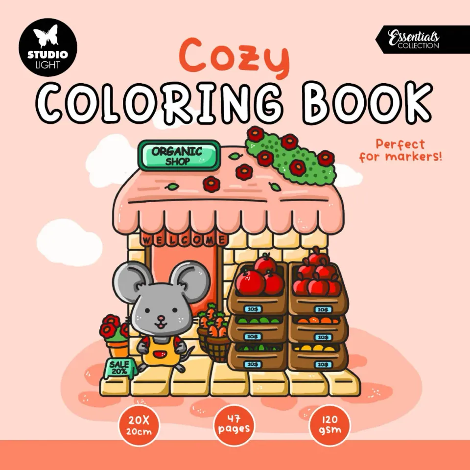StudioLight Essentials Cozy 02 Malbuch 48 Seiten Gemütlich
