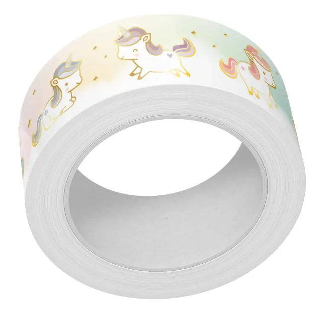 Lawn Fawn Unicorn Party Washi Tape 15mm Goldfolie