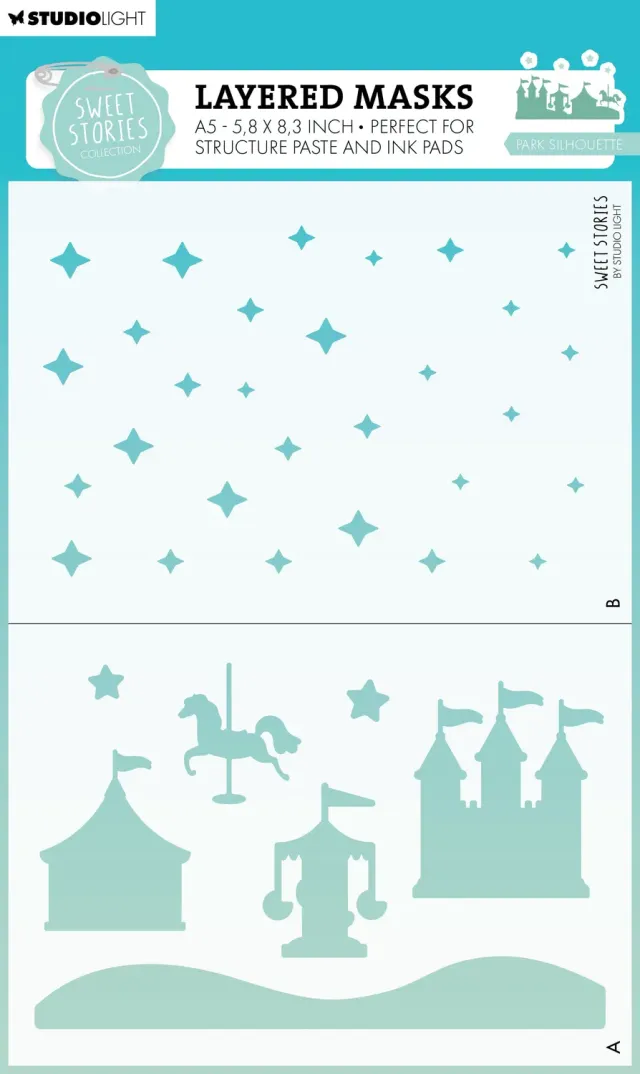 StudioLight Sweet Stories Park Silhouette Maske 210x148mm
