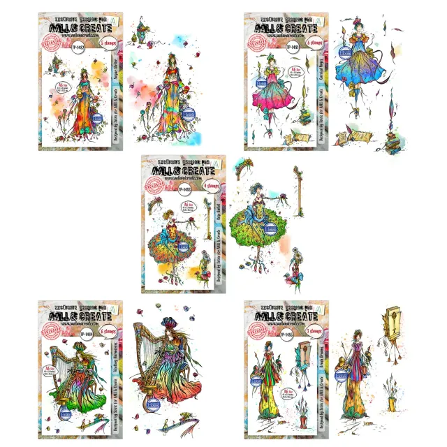 AALL and Create Soizic Carried Dreams Stempel-Bundle A6