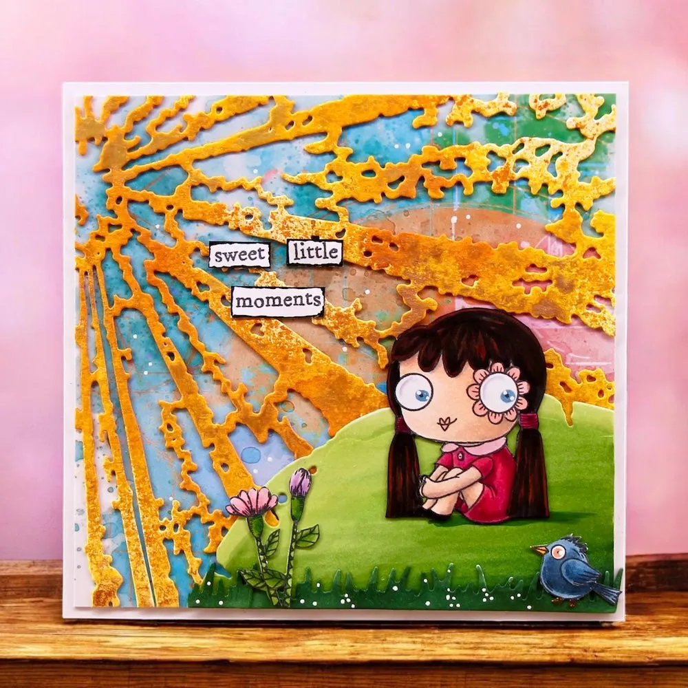 AALL and Create TP-1355 Blooms of Hope Stempelset A7 Blumen
