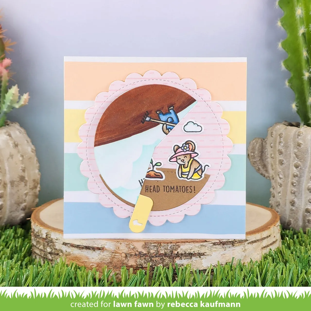 Lawn Fawn Give It a Whirl Bundle Drehkarten Set