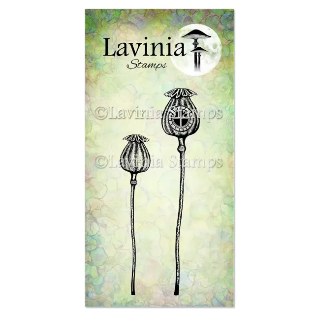 Lavinia-Stamps Poppy Dwellings Stempel Photopolymer