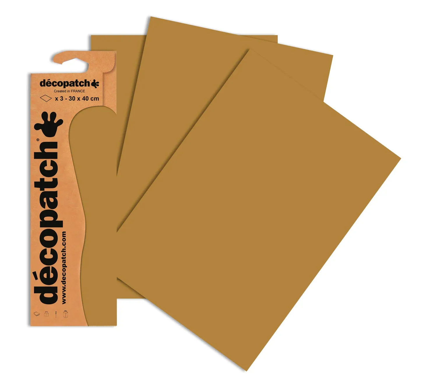 Décopatch 680 Décopatchpapier Schokotafel 3 Blätter