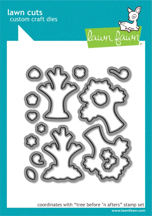Lawn Fawn Tree Before'n Afters LF2019 Stanzschablonen