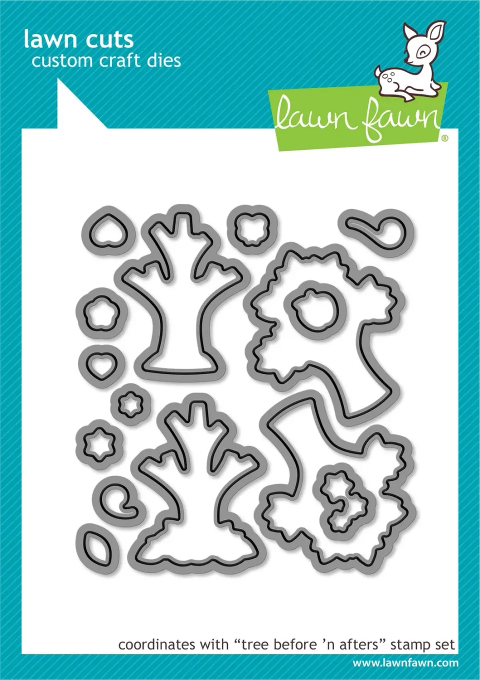 Lawn Fawn Tree Before'n Afters LF2019 Stanzschablonen