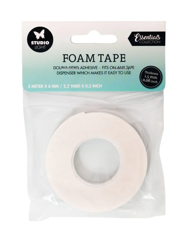 StudioLight Essentials Foam Tape Doppelseitig 1,5mm 3D Klebeband