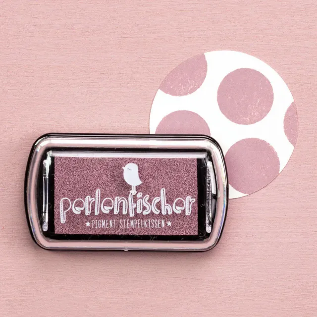 Perlenfischer Samt Mini Stempelkissen Pigment