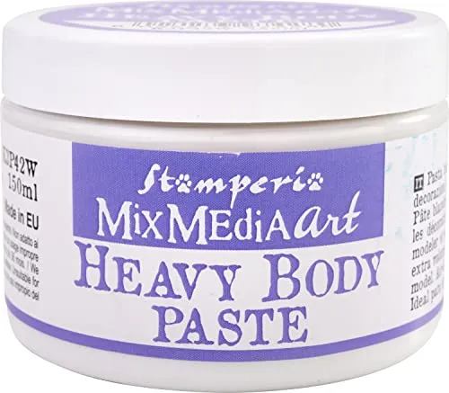 Stamperia Schwere Körperpaste Weiß 150 ml Struktur