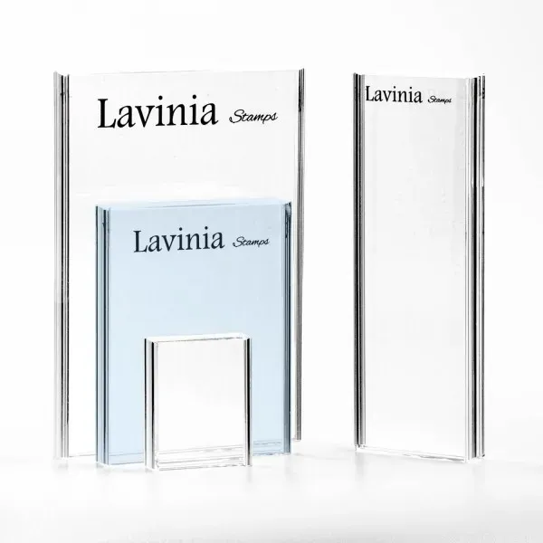 Lavinia-Stamps Acrylstempelblock 100x76mm abgeschrägt