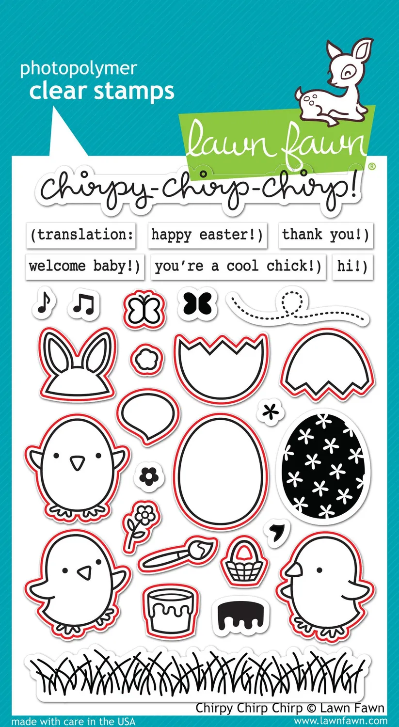 Lawn Fawn Lawn Cuts Chirpy Chirp Chirp Stanzschablonen Ostern
