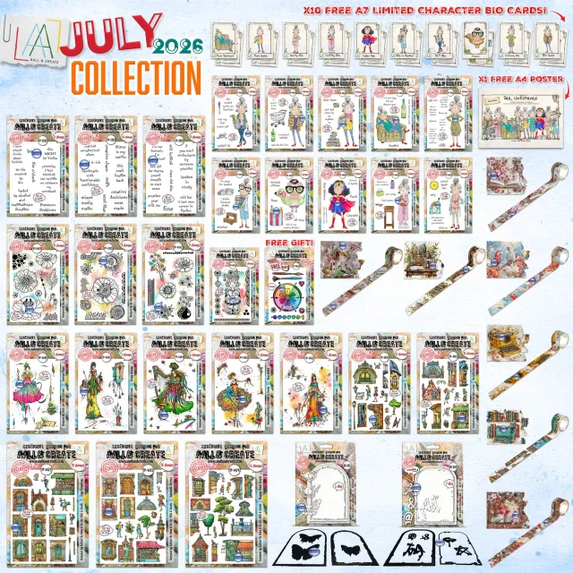AALL and Create July 2026 Complete Collection Stempelset A5 Komplettset