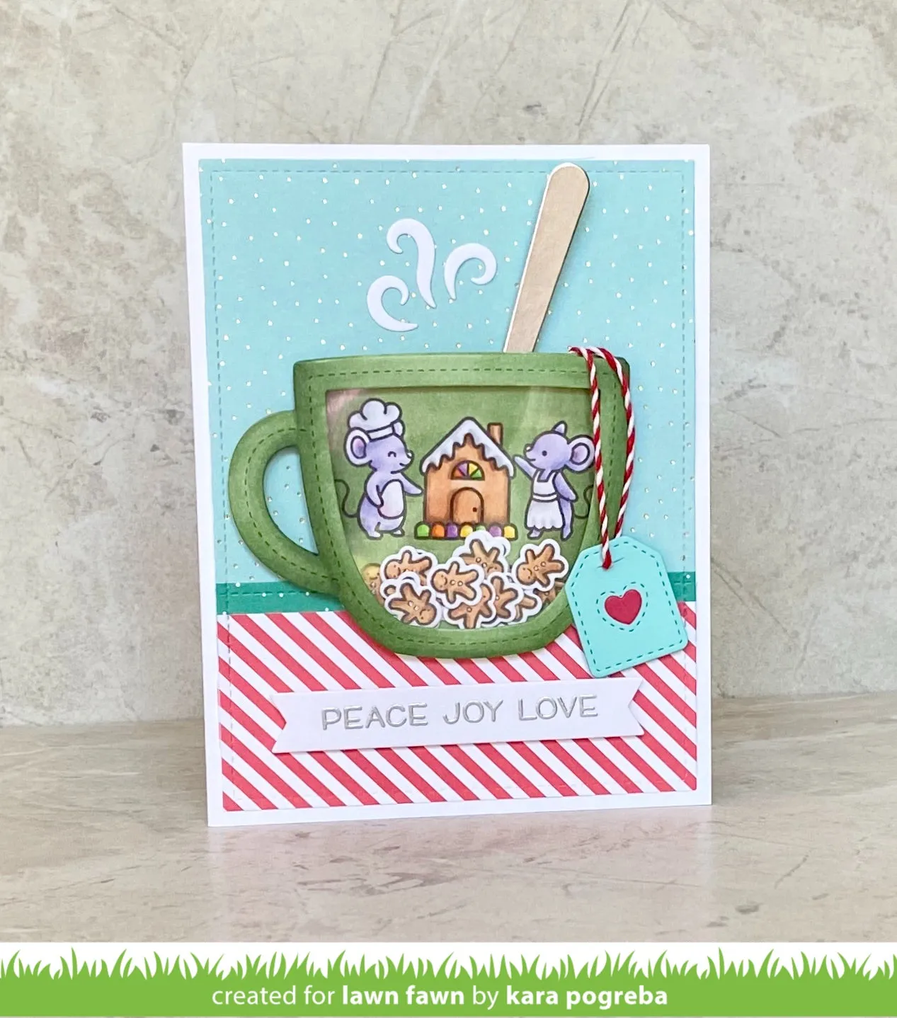 Lawn Fawn Lawn Cuts Stitched Mug Frame Stanzschablonen Tasse