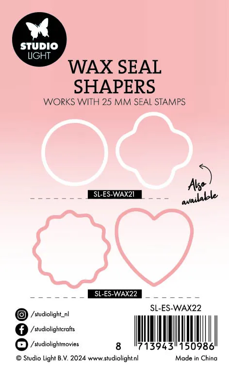 StudioLight Essentials Wax Shapers Scallop Herz Siegelformer