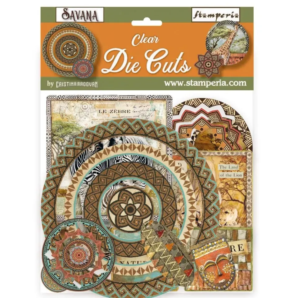 Stamperia Savana Clear Die Cuts transparent