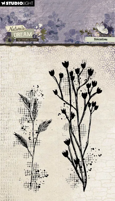 Hazel Eaton Nature's Dream 2 Clear Stamp Branches Zweige