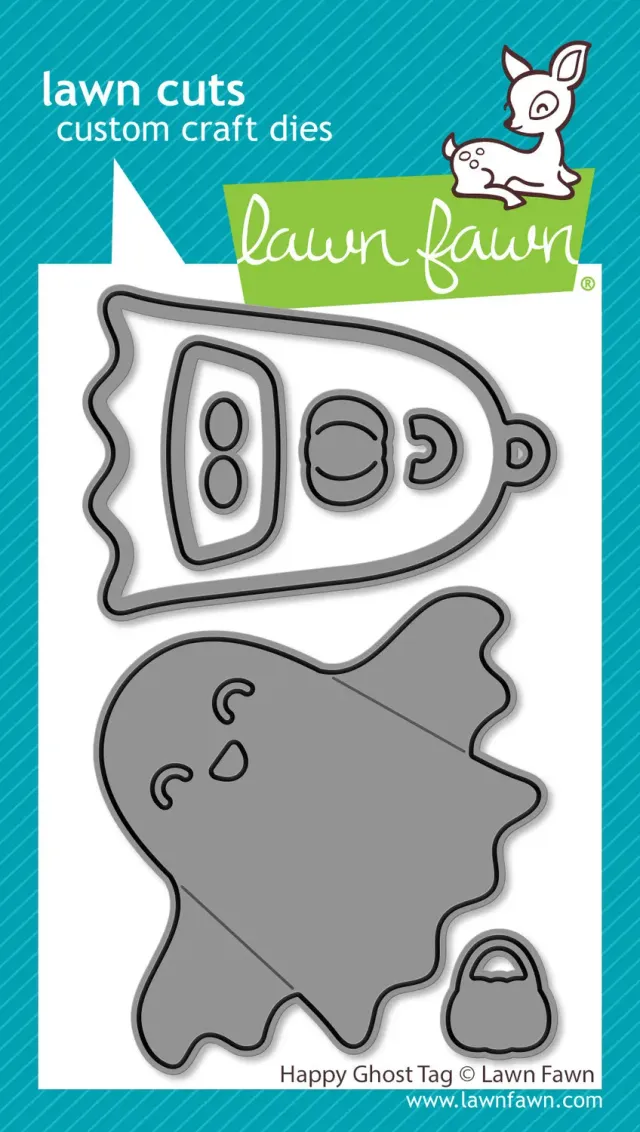 Lawn Fawn Happy Ghost Tag Stanzen Halloween