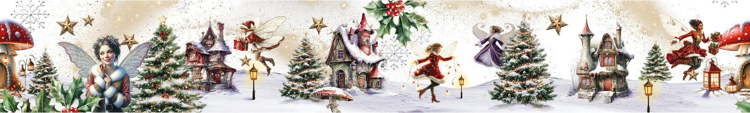 StudioLight Essentials Fairy Winter Sticker Rolle 5 Meter