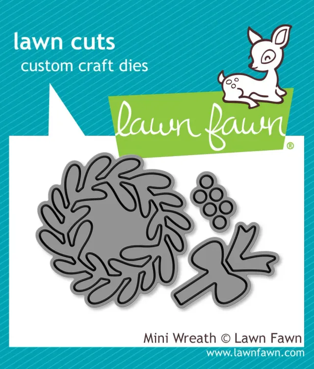 Lawn Fawn Mini Wreath Lawn Cuts Stanzen LF1496 3-teilig