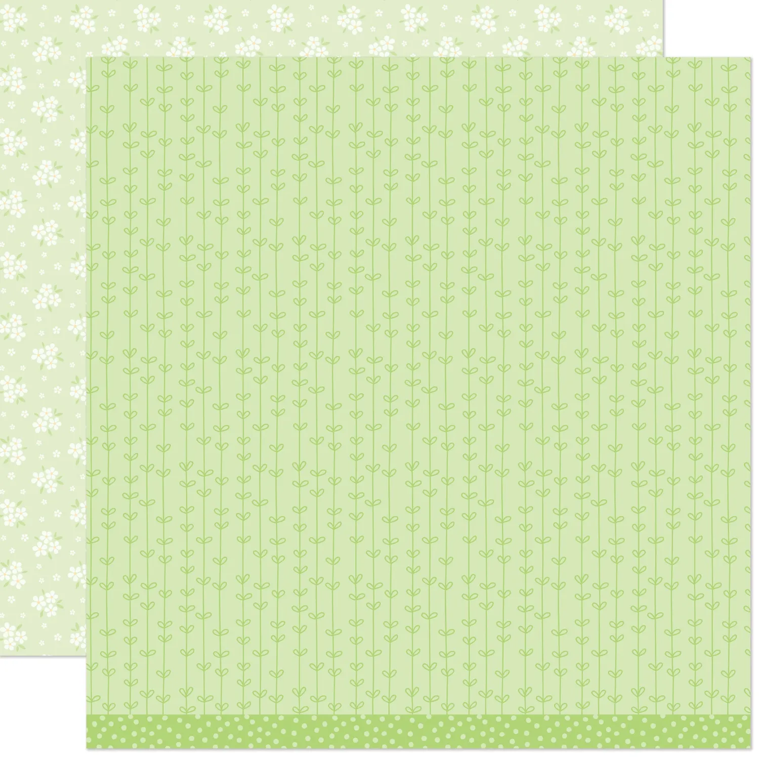 Lawn Fawn Zinnia Designpapier 12x12 Blumen