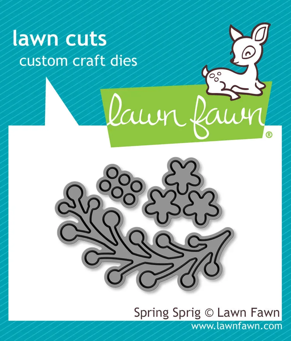 Lawn Fawn Lawn Cuts Spring Sprig Stanzschablonen