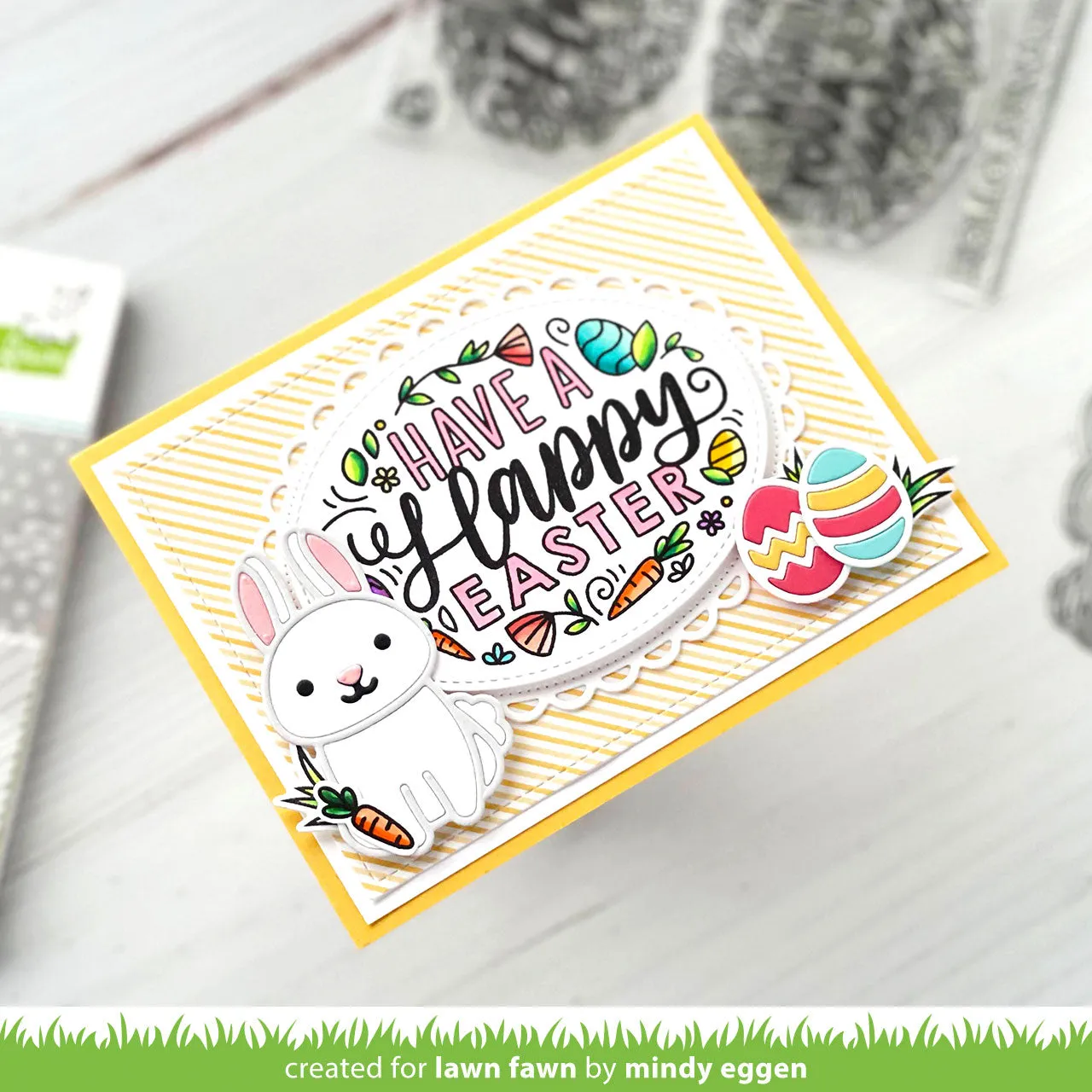 Lawn Fawn Giant Easter Messages Clear Stamps Ostern