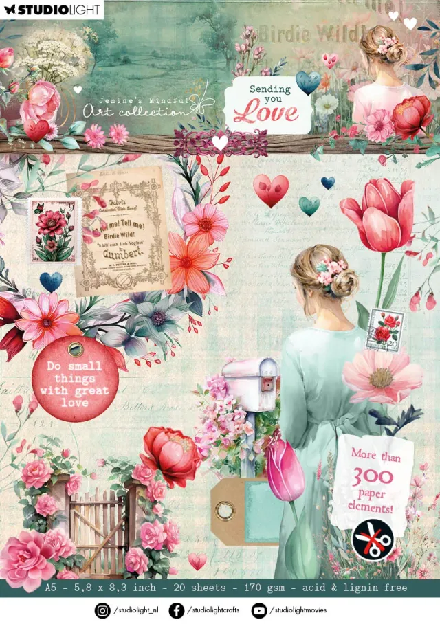 StudioLight Jenine's Mindful Art Sending You Love Papierelemente