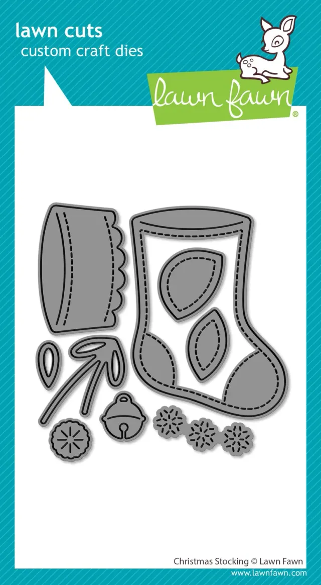 Lawn Fawn Christmas Stocking LF3914 Stanzschablonen 9tlg